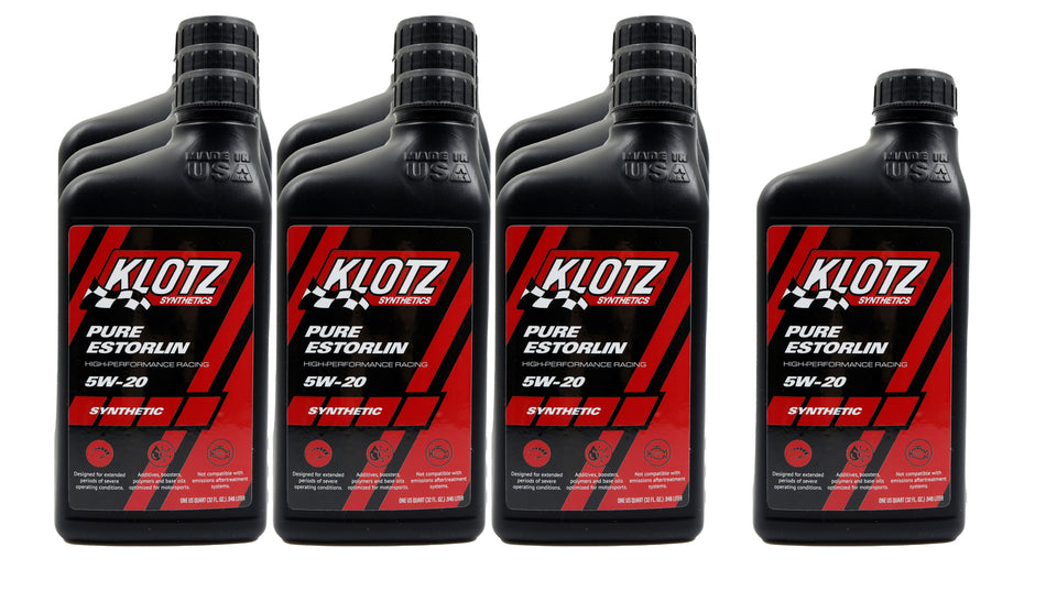 Klotz Pure Estorlin 5W20 Synthetic Motor Oil - 1 Qt (Case of 10)