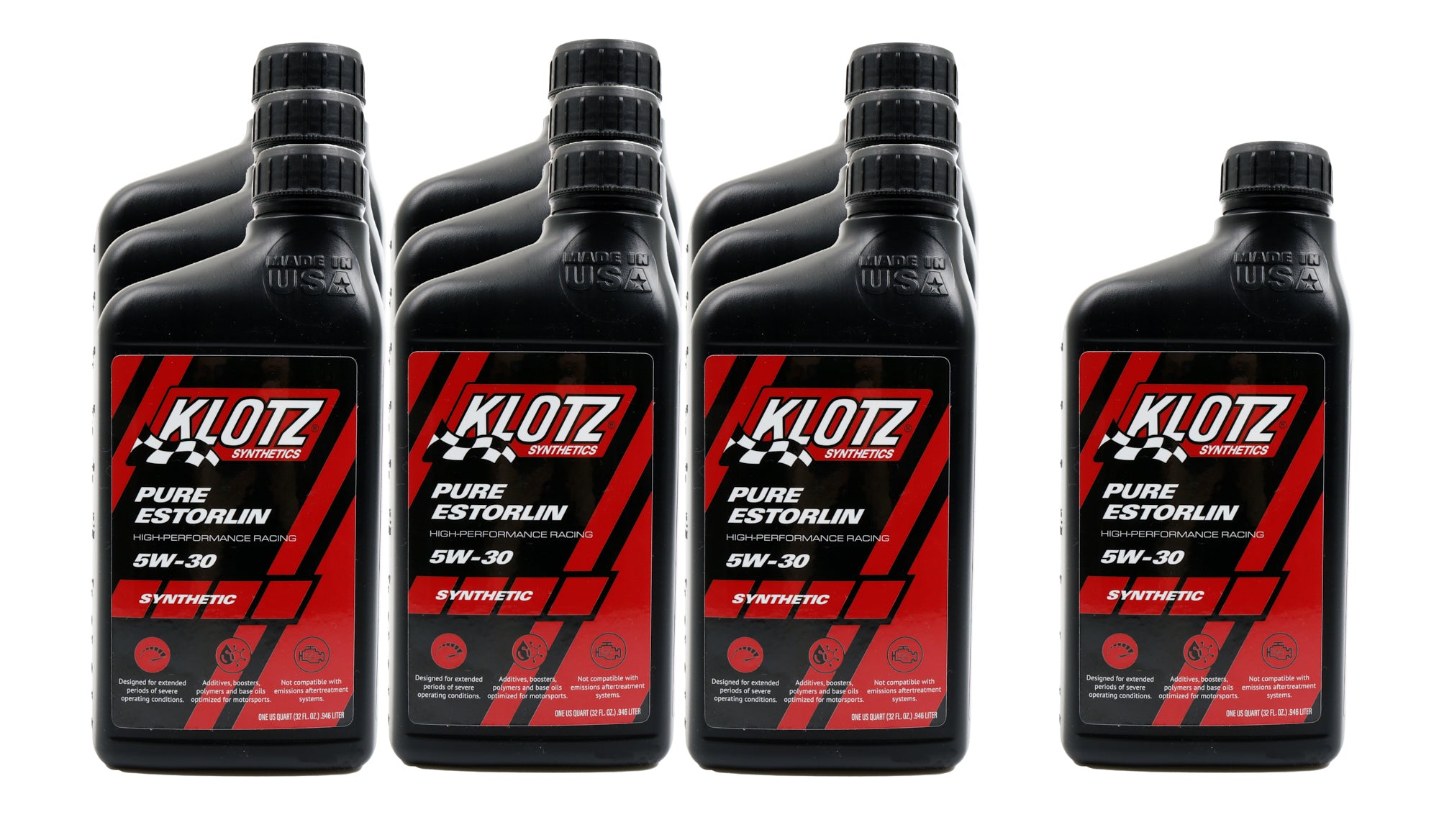 Klotz Pure Estorlin 5W30 Synthetic Motor Oil - 1 Qt (Case of 10)