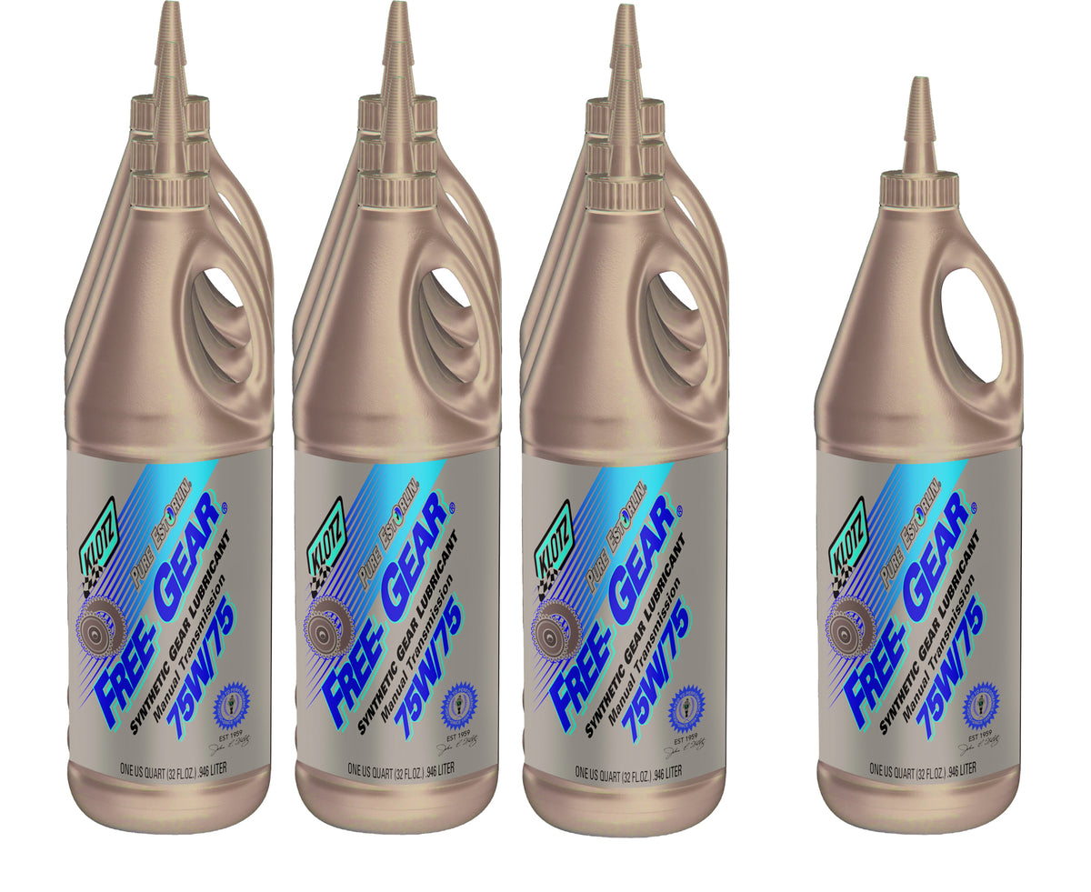 Klotz Pure Estorlin Free-Gear Manual Transmission Oil - 75W75 - 1 Qt Bottle (Case of 10)