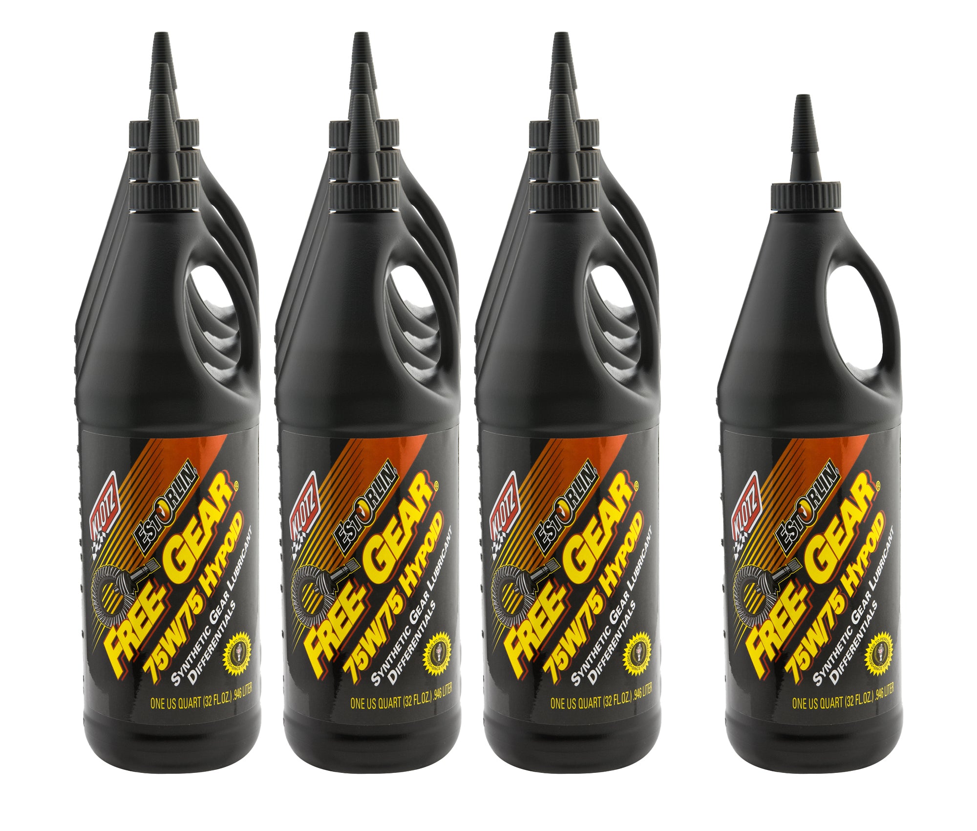 Klotz Pure Estorlin Hypoid 75W75 Synthetic Gear Oil - 1 Qt Bottle (Case of 10)