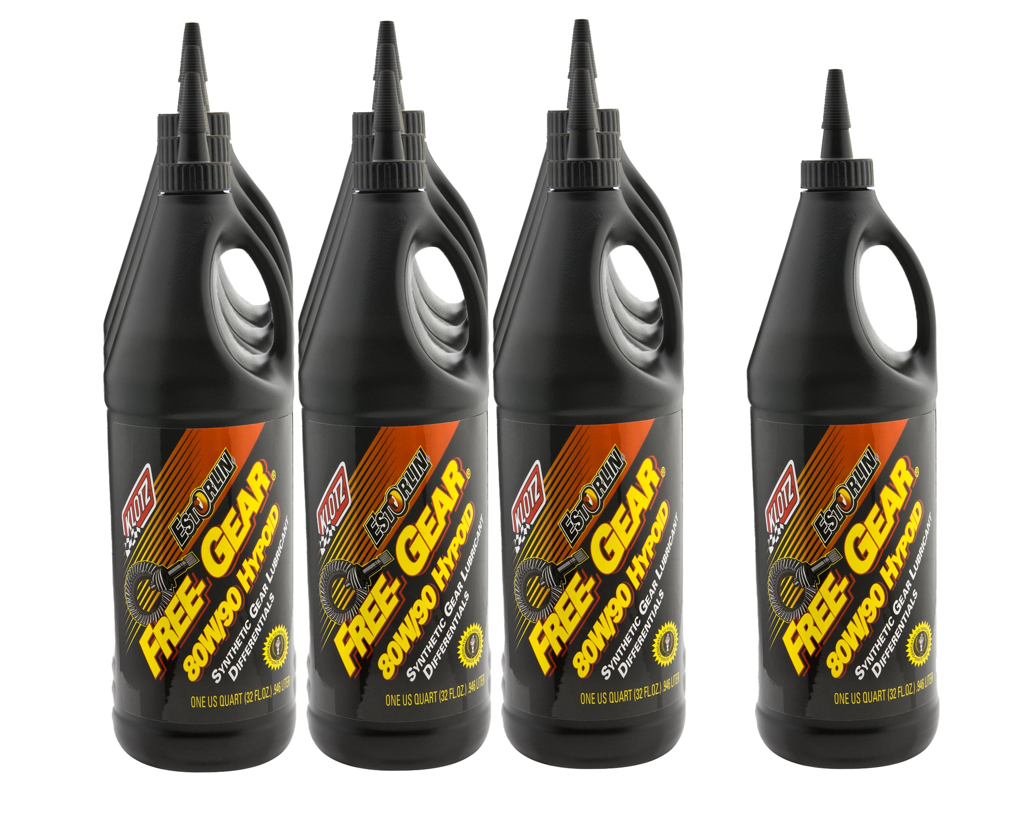 Klotz Pure Estorlin Hypoid 80W90 Synthetic Gear Oil - 1 Qt Bottle (Case of 10)