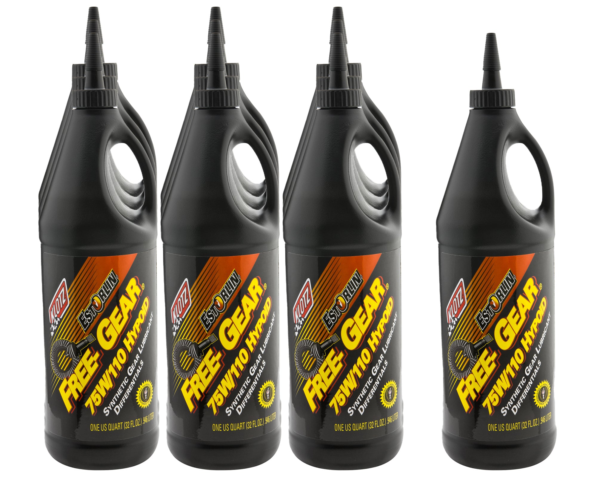 Klotz Pure Estorlin Hypoid 75W110 Synthetic Gear Oil - 1 Qt Bottle (Case of 10)
