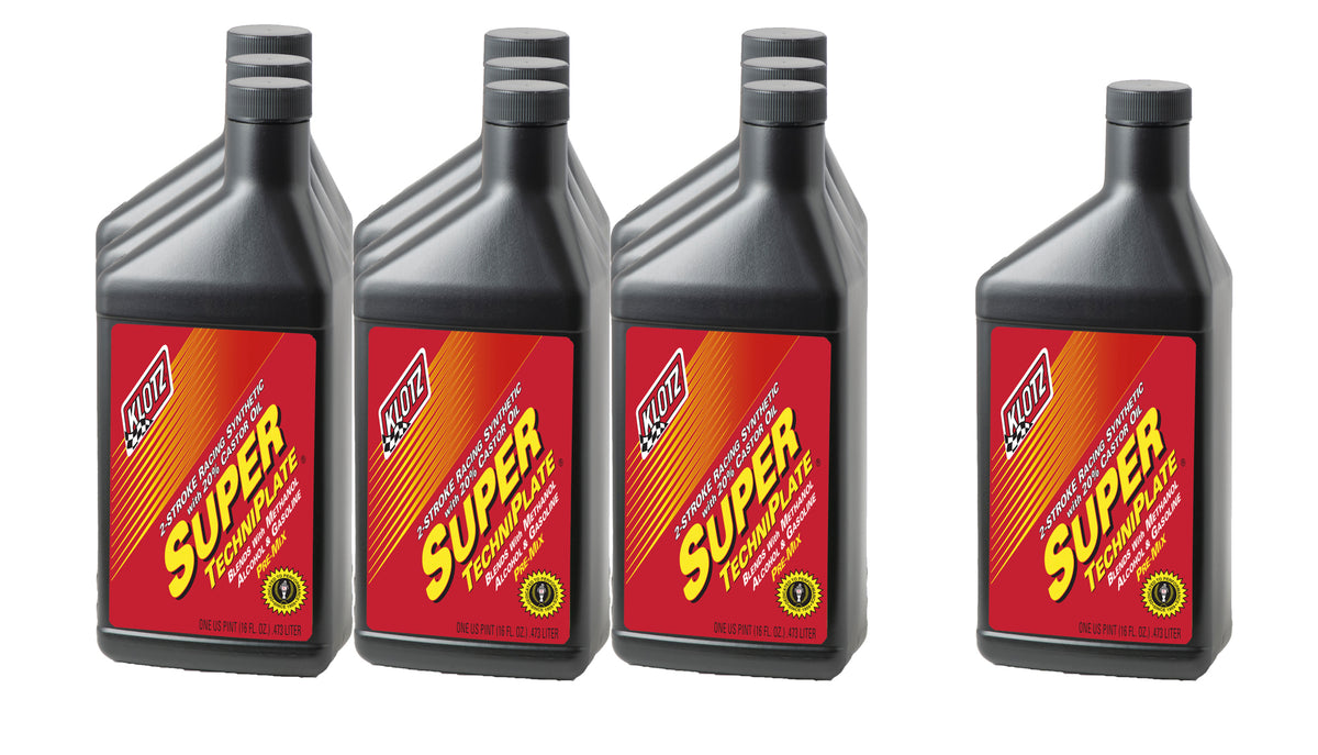 Klotz Super Techniplate Semi-Synthetic 2 Stroke Oil - 1 Qt (Set of 10) KL-103