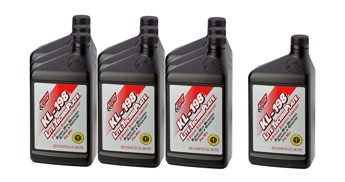 Klotz KL-198 Lite Synthetic 2 Stroke Oil - 1 Qt (Set of 10)