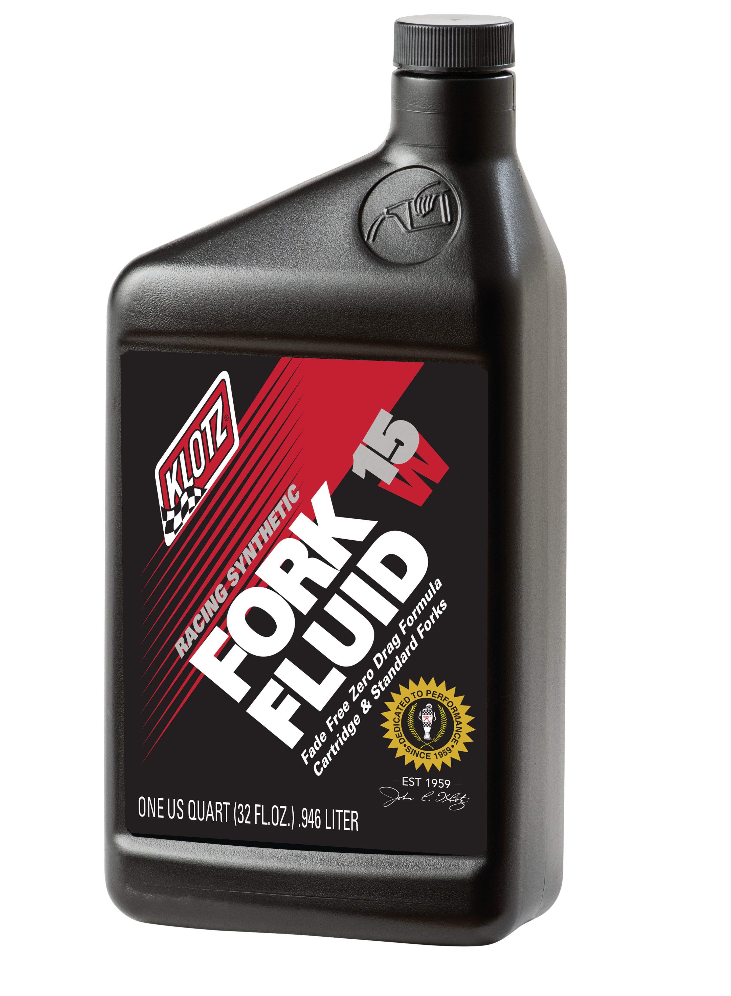 Klotz Fork Fluid 15WT Synthetic Shock Oil - 1 Qt