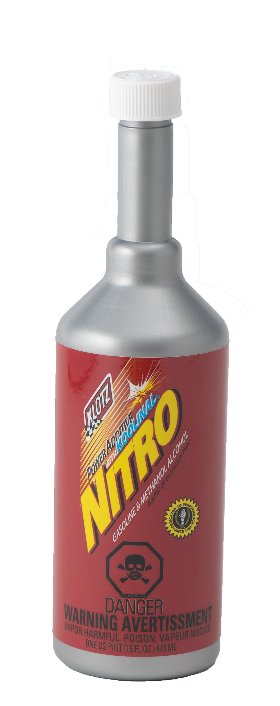 Klotz Nitro Power Additive - Alcohol / Gas / E85 - 1 Pint Bottle