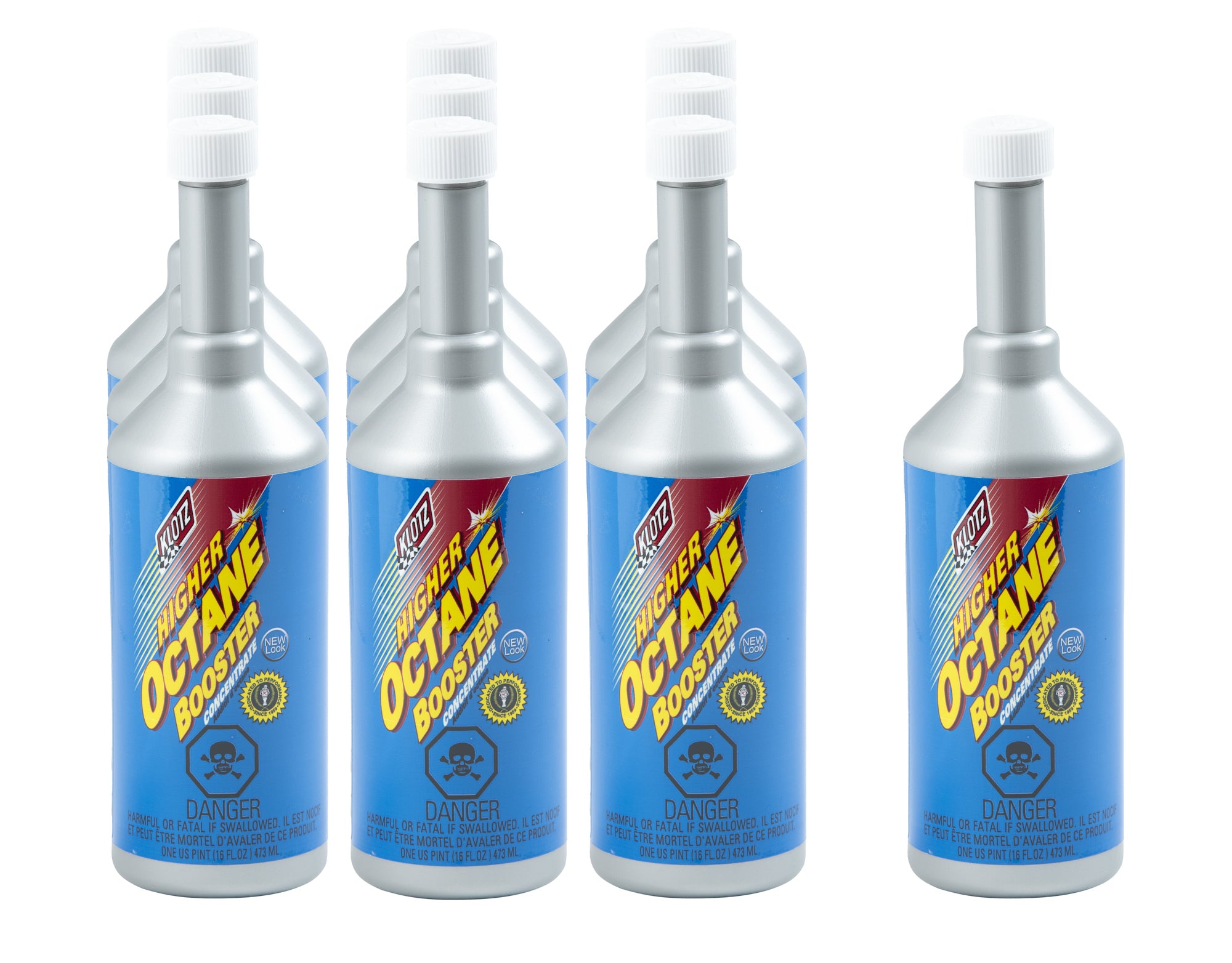 Klotz Higher Octane Booster - 1 Pint Bottle - Gas / E85 (Case of 10)