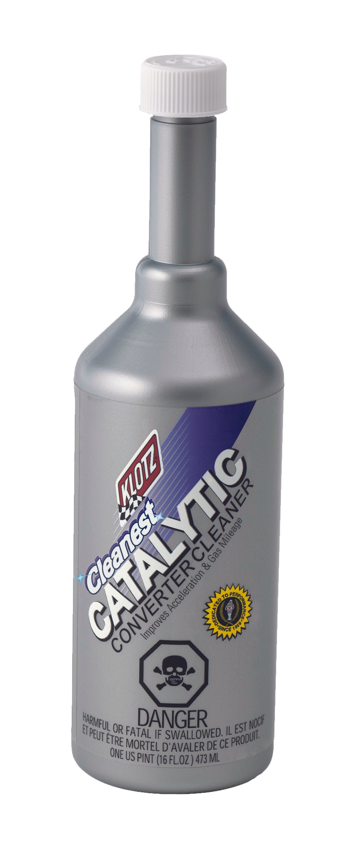 Klotz Cleanest Catalytic Converter Cleaner - 1 Pint Bottle - Gas