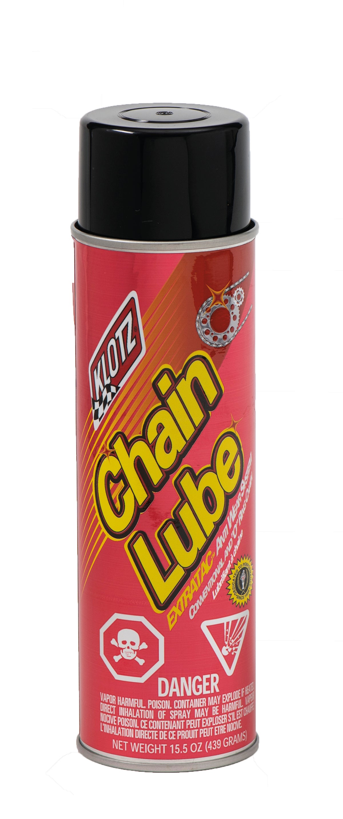 Klotz EXTRATRAC Chain Lube - 15.5 oz Aerosol