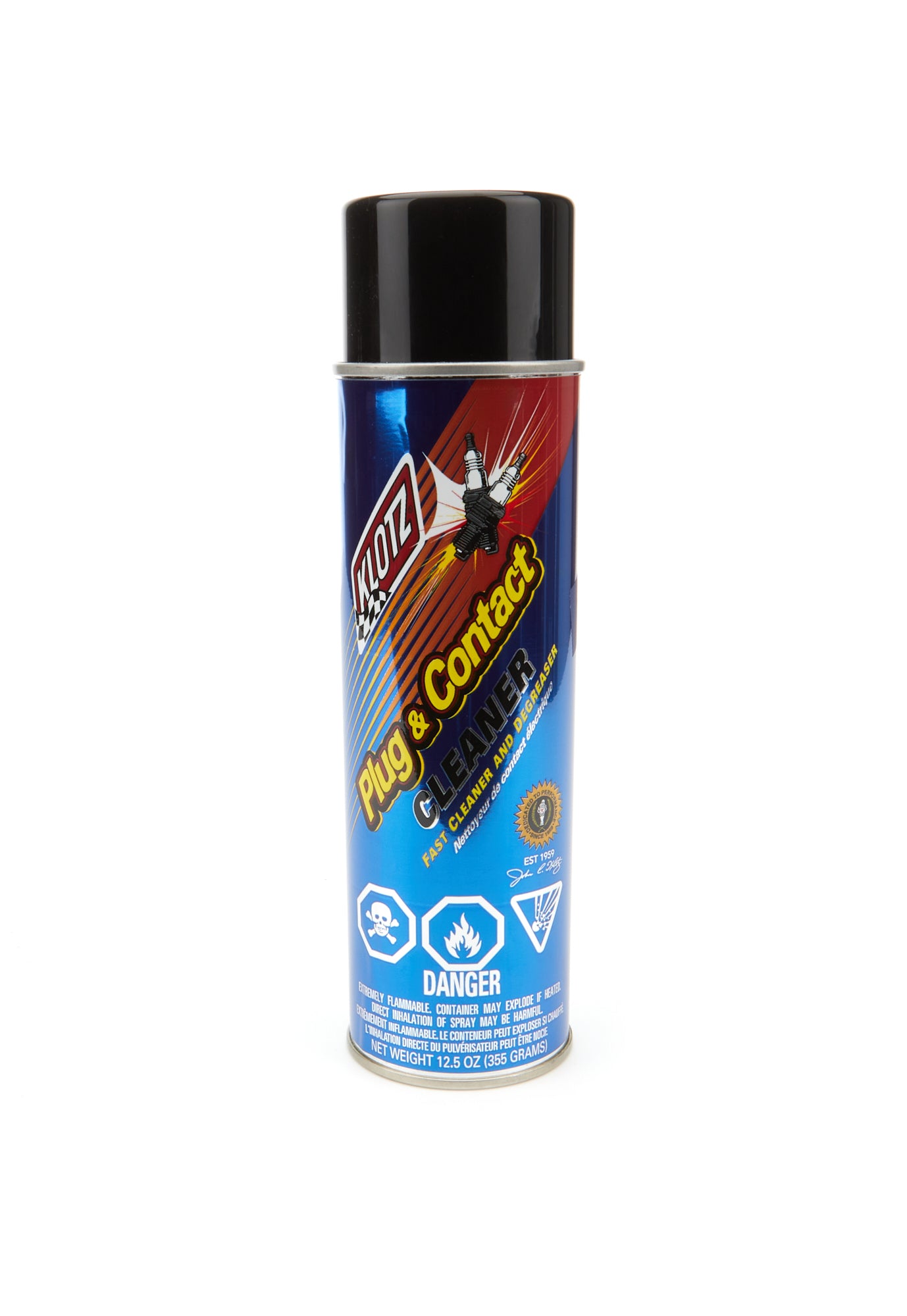 Klotz Plug and Contact Cleaner - 12.5 oz Aerosol