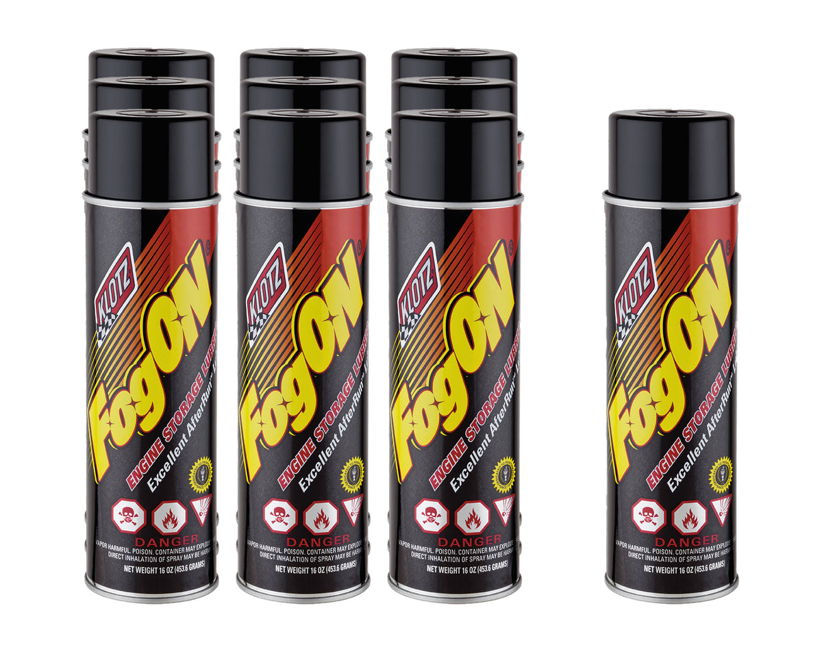 Klotz FogOn Fogging Oil - 16 oz Aerosol (Case of 10)