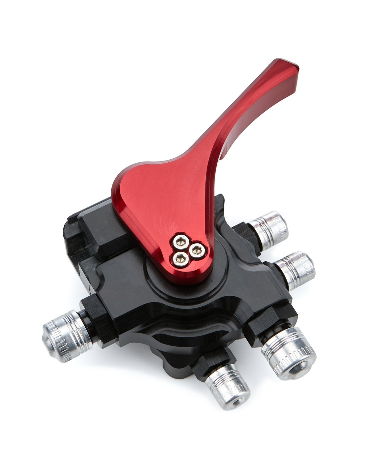 KSE SR2 Wing Valve - Black / Red - Sprint Car