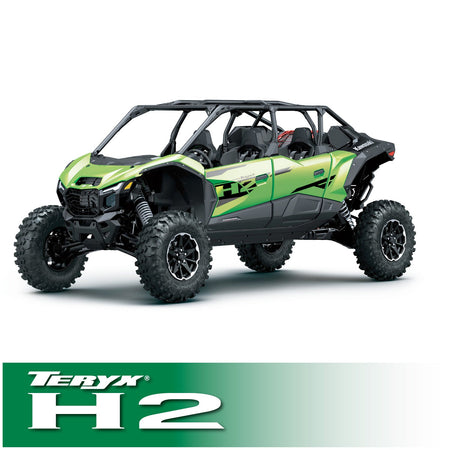 Rugged Radios Kawasaki Teryx4 & Teryx5 H2 Complete Communication Kit /w Bluetooth Intercom & 2-Way Radio - 696 PLUS Remote Head / G1 GMRS H2-696-RS-G1-HK