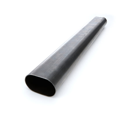 Boyce Trackburner Straight Oval Exhaust Pipe - 3-1/2 in Width x 2-3/16 in Height - 24 in Long
