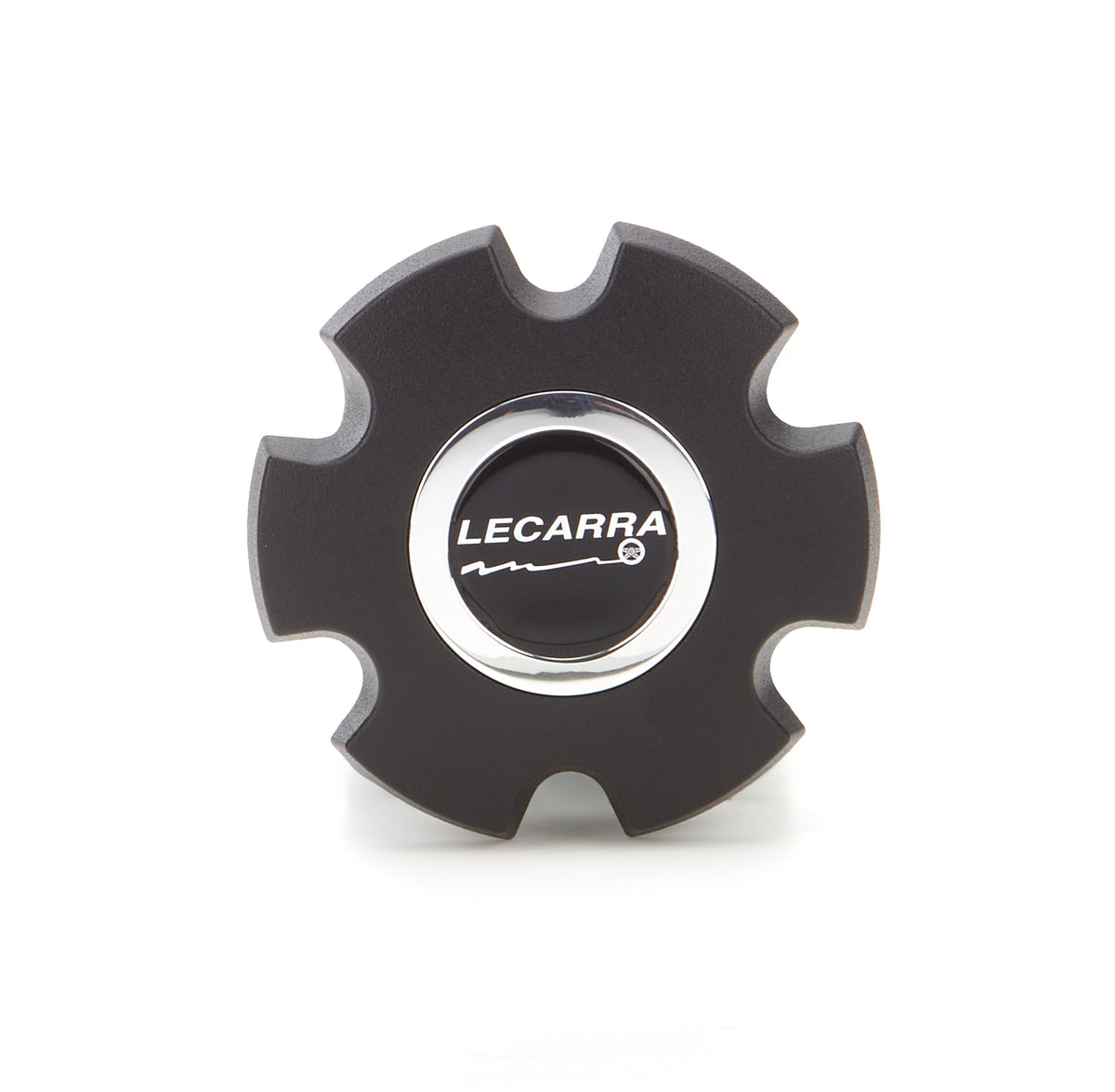 Lecarra Horn Button - Black - Black / Silver Lecarra Logo - Single Contact - Lecarra Trans Am