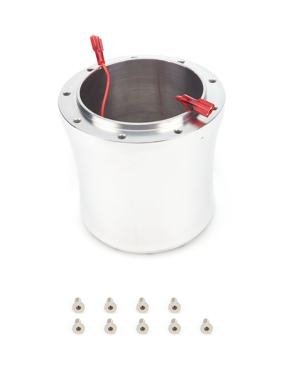 Lecarra Steering Wheel Adapter - Lecarra 9 Bolt Steering Wheels to OE Locking Column - Polished - Ford Fullsize SUV / Truck 1978-91