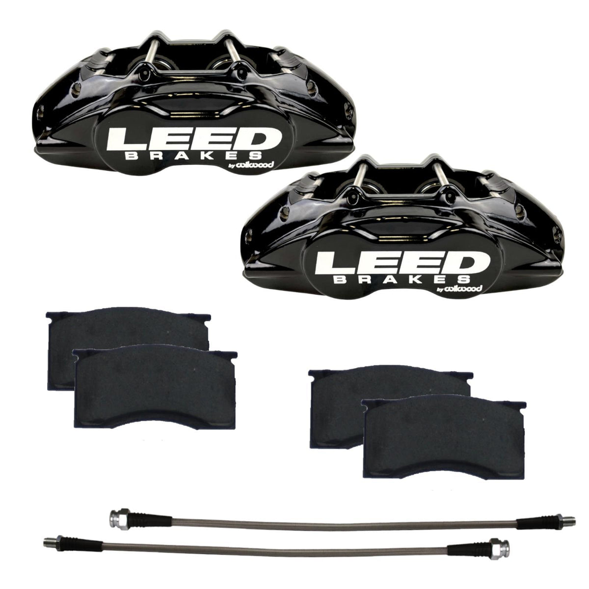 Leed MaxGrip Brake Caliper - Black - Ford Mustang 1964-67 (Pair)