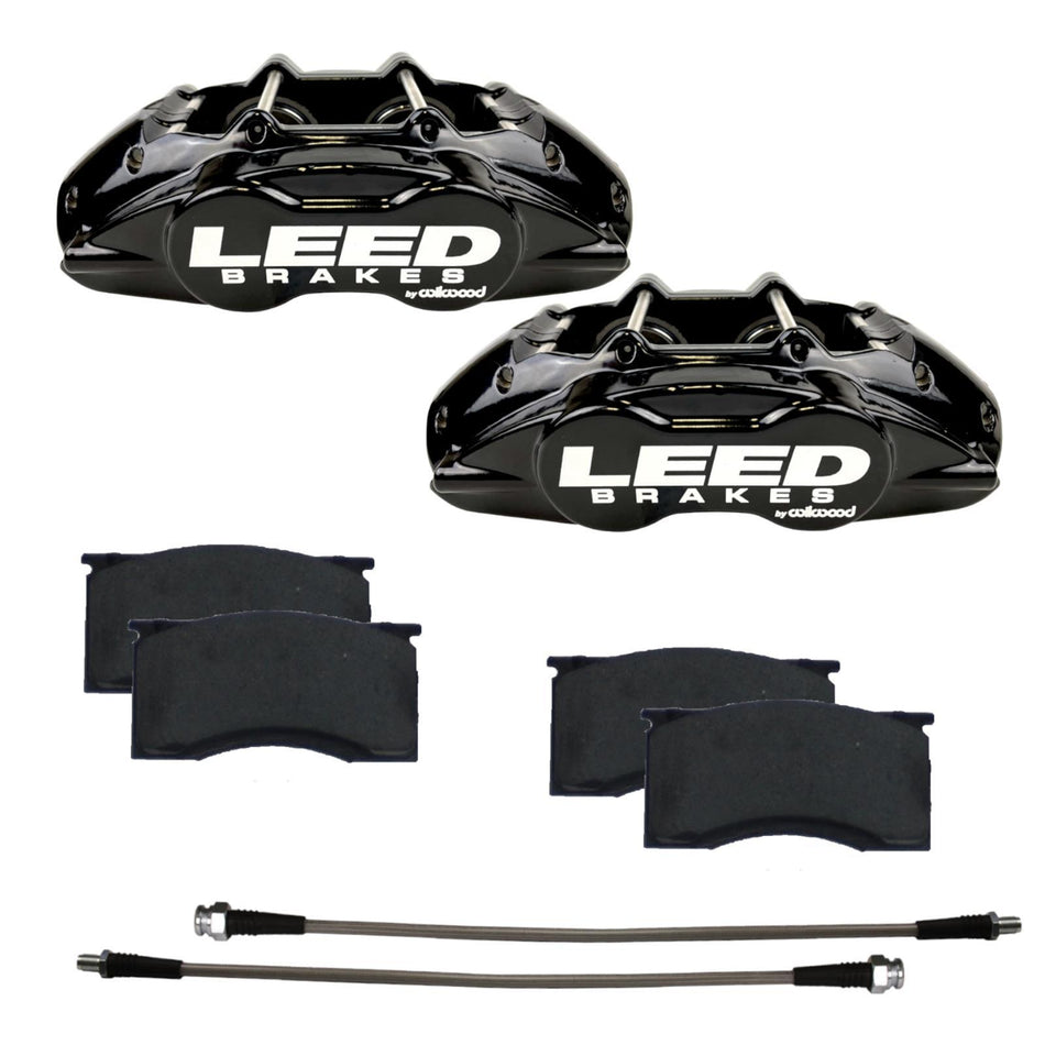 Leed MaxGrip Brake Caliper - Black - Ford Mustang 1964-67 (Pair)