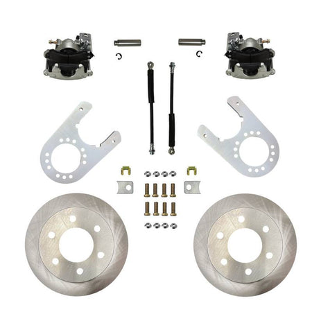 Leed Disc Brake Conversion Rear Kit - 1 Piston Caliper - 11.65 in Rotors - GM Fullsize Truck 1988-98 RC6005