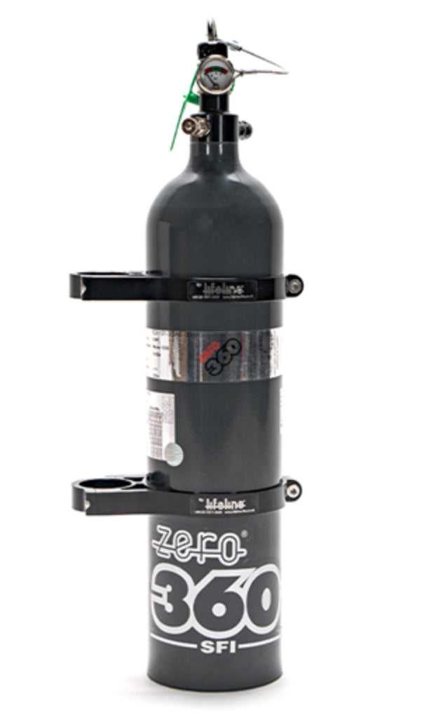 Lifeline USA Zero 360 Fire Suppression System - Low Profile - Novec 1230 - SFI17.3 - 5.0 lb Bottle