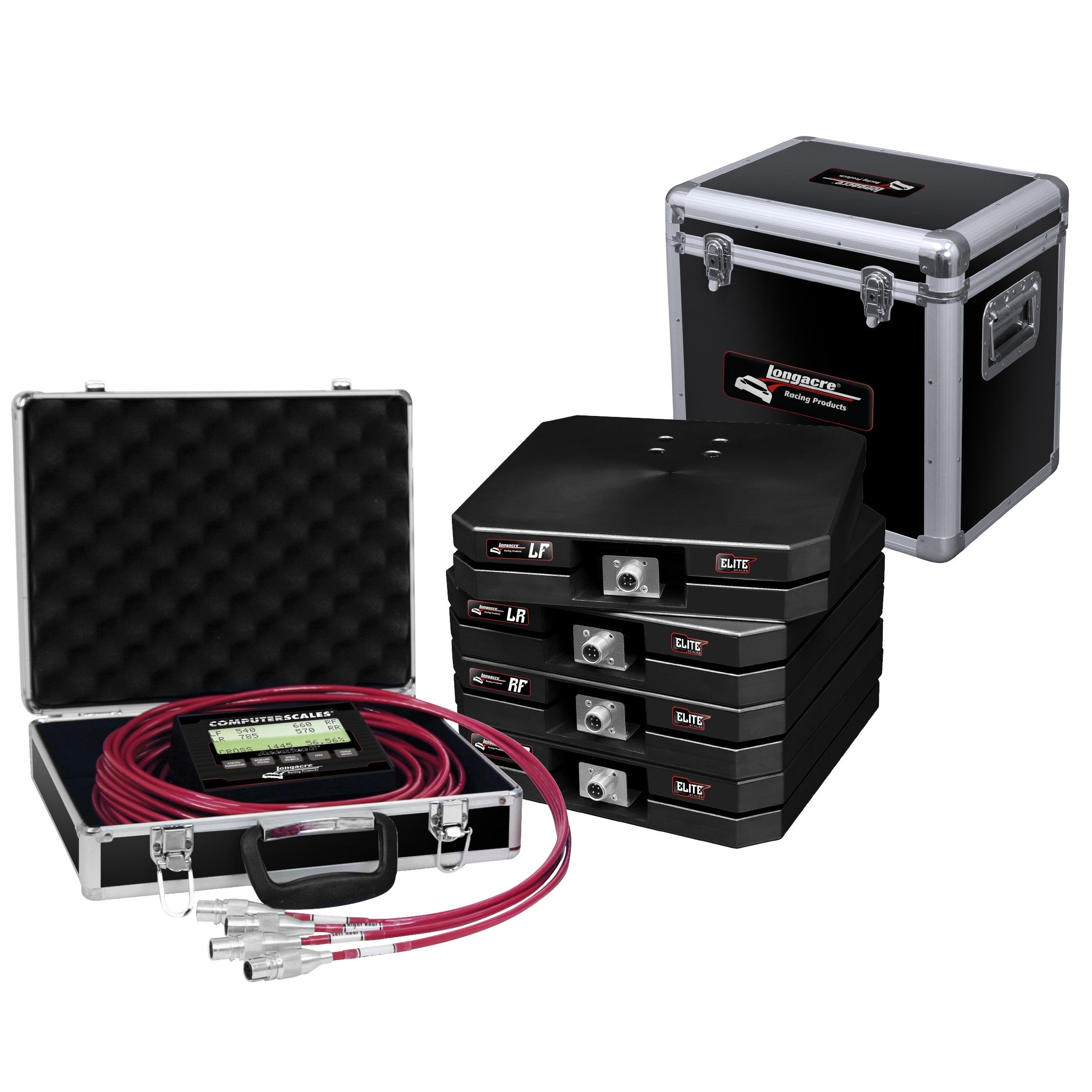Longacre Elite Wired Scale System - 12 in / 1100 lb Capacity Pads