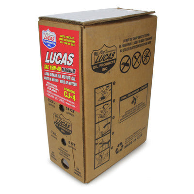 Lucas CK-4 Diesel Oil 15W40 Synthetic Motor Oil - 6 Gallon Box