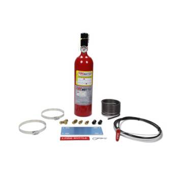 Firebottle Fire Suppression System - 5 Lb - Pull - Cable Activated - Aluminum - Dupont FE36 