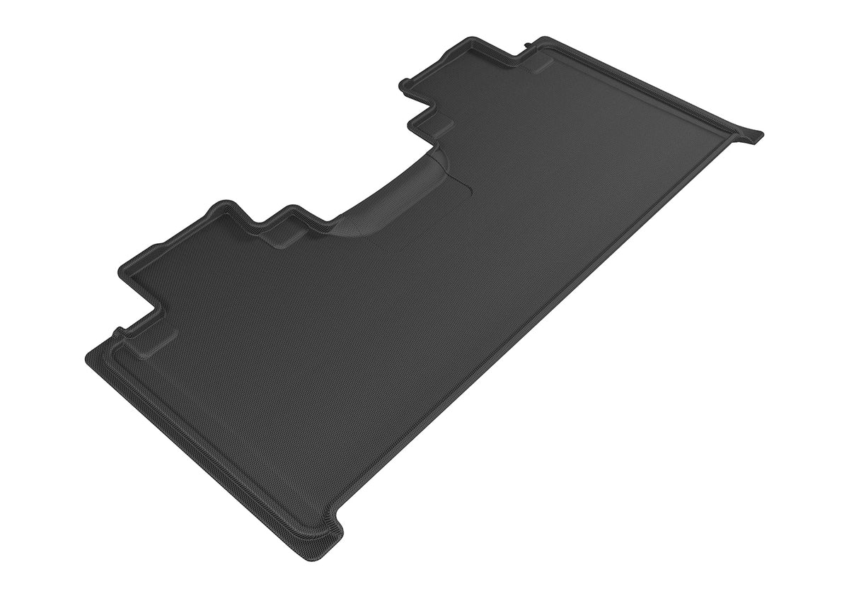 3D MAXpider Kagu Second Row Floor Liner - Black / Textured - SuperCab / Ford Fullsize Truck 2015-21
