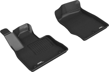 3D MAXpider Kagu Front Floor Liner - Black / Textured - Ford Midsize SUV 2020-22 (Pair)