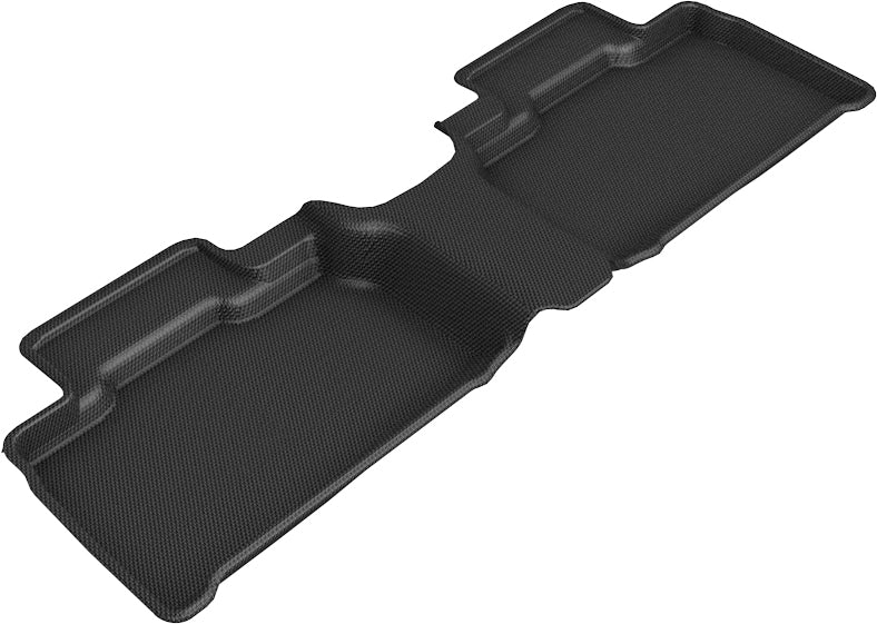 3D MAXpider Kagu Second Row Floor Liner - Black / Textured - Ford Midsize SUV 2020-22