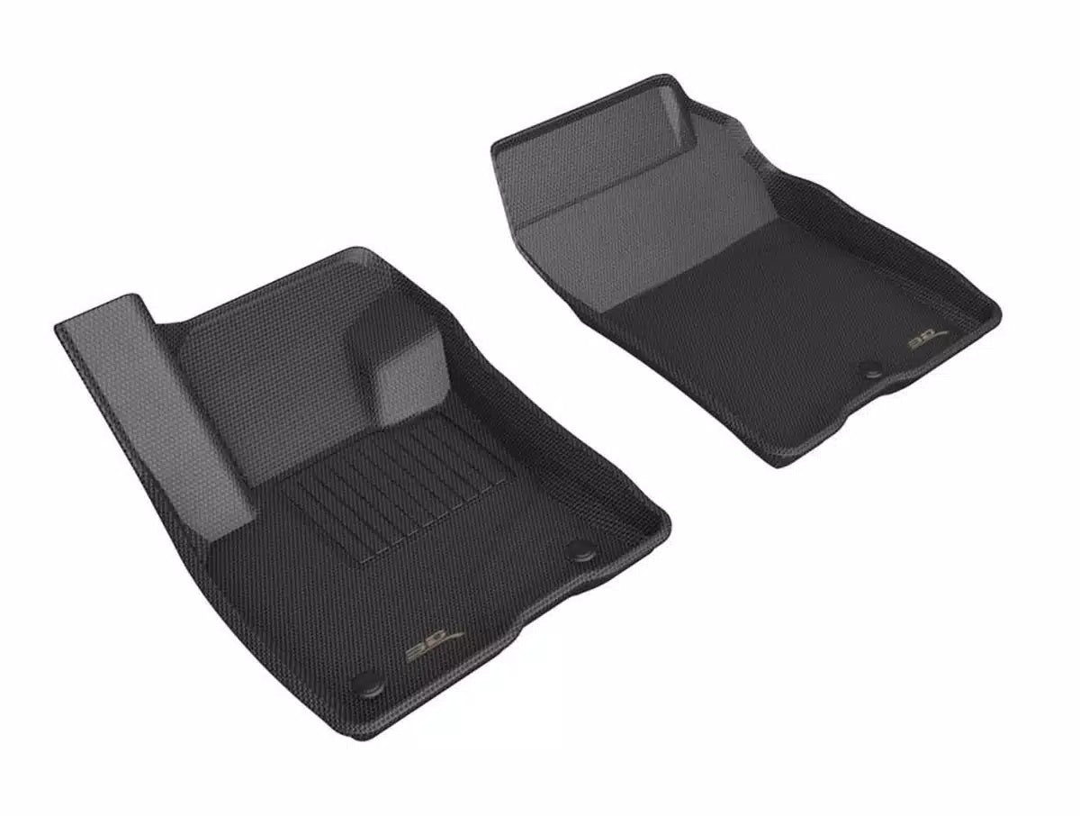 3D MAXpider Kagu Front Floor Liner - Black / Textured - Ford Maverick 2022-24 (Pair)