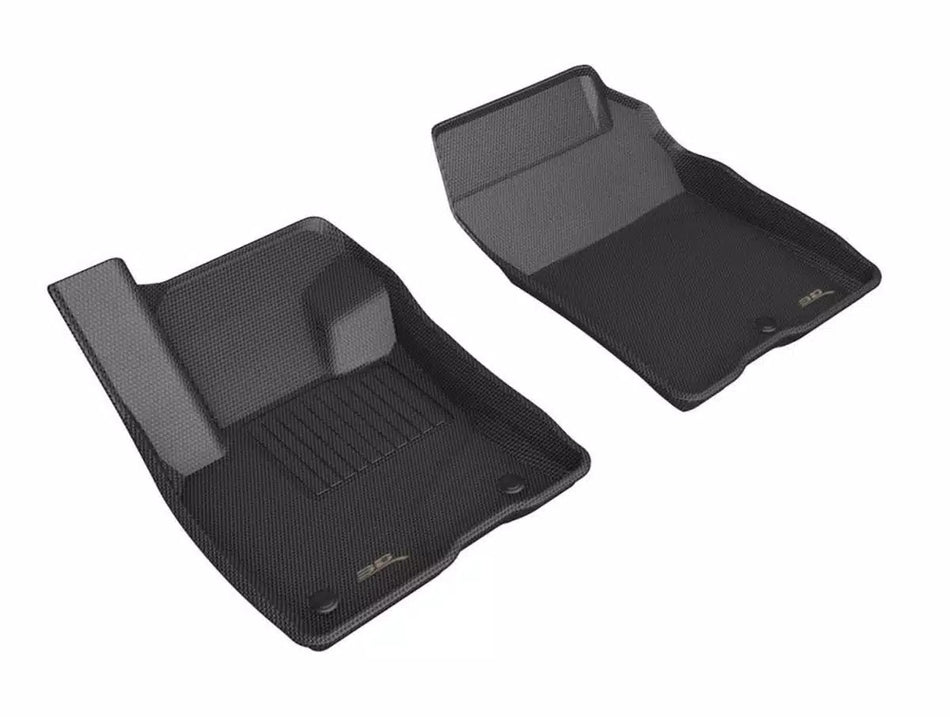 3D MAXpider Kagu Front Floor Liner - Black / Textured - Ford Maverick 2022-24 (Pair)