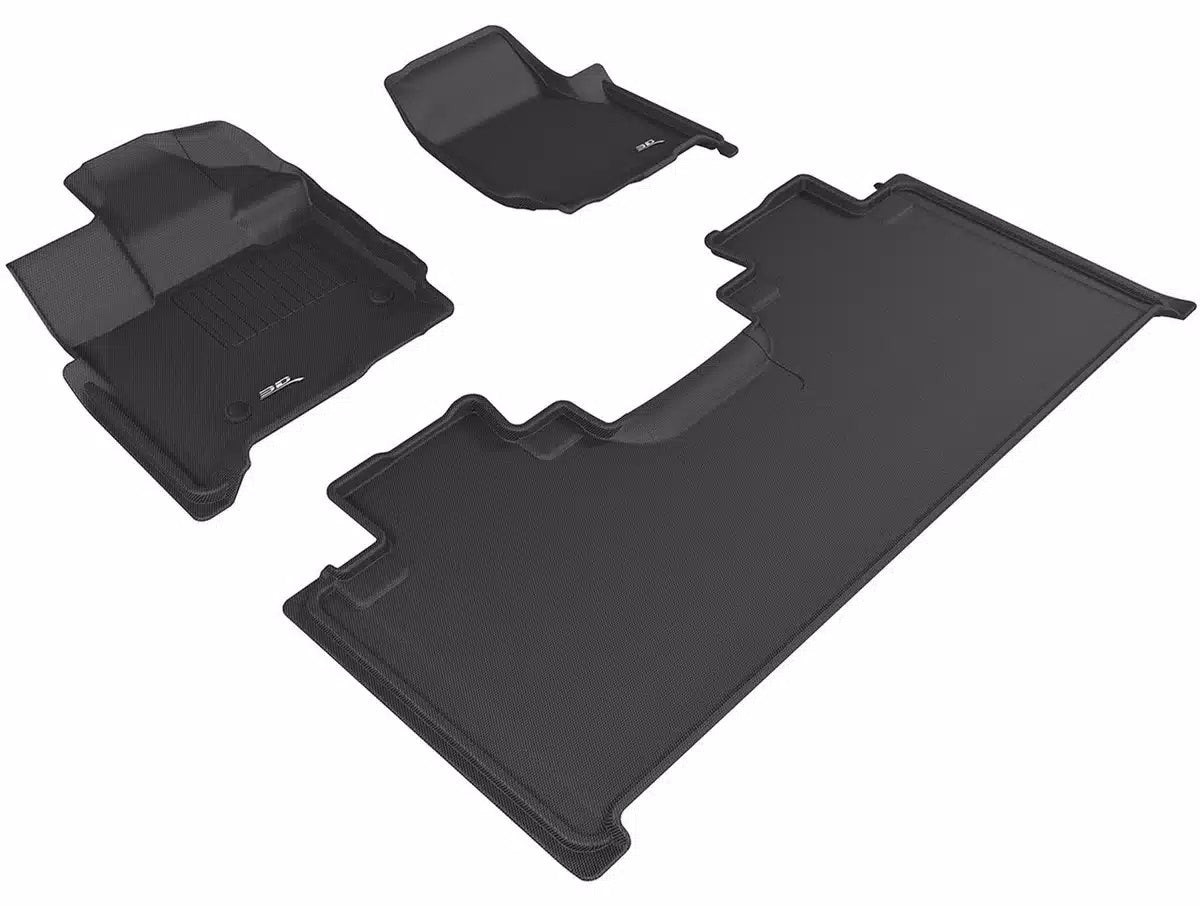 3D MAXpider Kagu Second Row Floor Liner - Black / Textured - Ford Maverick 2022-24