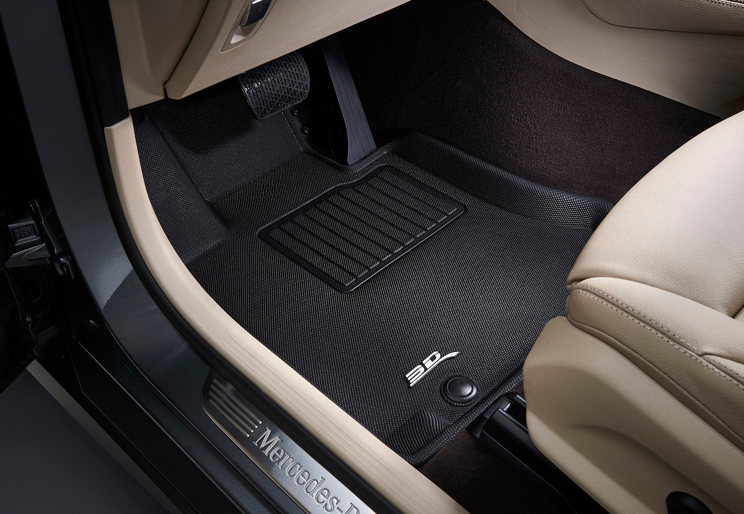 3D Maxpider Kagu 2nd Row Floor Liner - Black - Jeep Grand Cherokee 2022-23