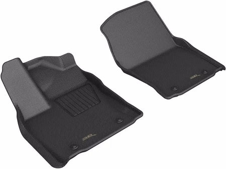 3D MAXpider Kagu Front Floor Liner - Black / Textured - CrewMax Cab / Toyota Fullsize Truck 2022-25 (Pair)