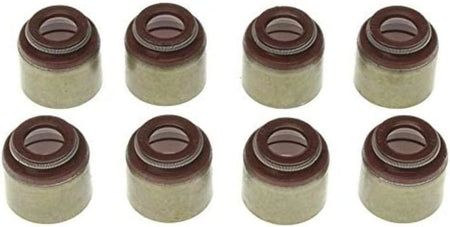 MAHLE Original Positive Stop Valve Stem Seal - 0.280 in Valve Stem - 0.490 in Guide OD - Viton® Rubber (Set of 8) SS45919