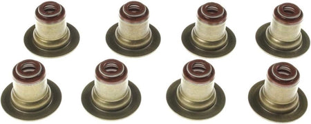 MAHLE Original Positive Stop Valve Stem Seal - 0.280 in Valve Stem - 0.486 in Guide OD - Viton® Rubber (Set of 8)