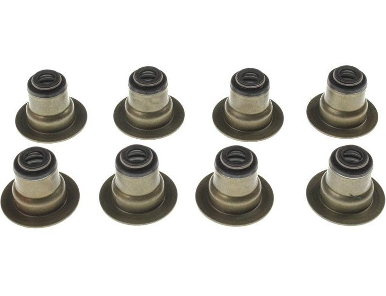 MAHLE Original Positive Stop Valve Stem Seal - 0.275 in Valve Stem - 0.490 in Guide OD - Viton® Rubber (Set of 8)