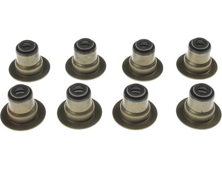 MAHLE Original Positive Stop Valve Stem Seal - 0.275 in Valve Stem - 0.490 in Guide OD - Viton® Rubber (Set of 8)