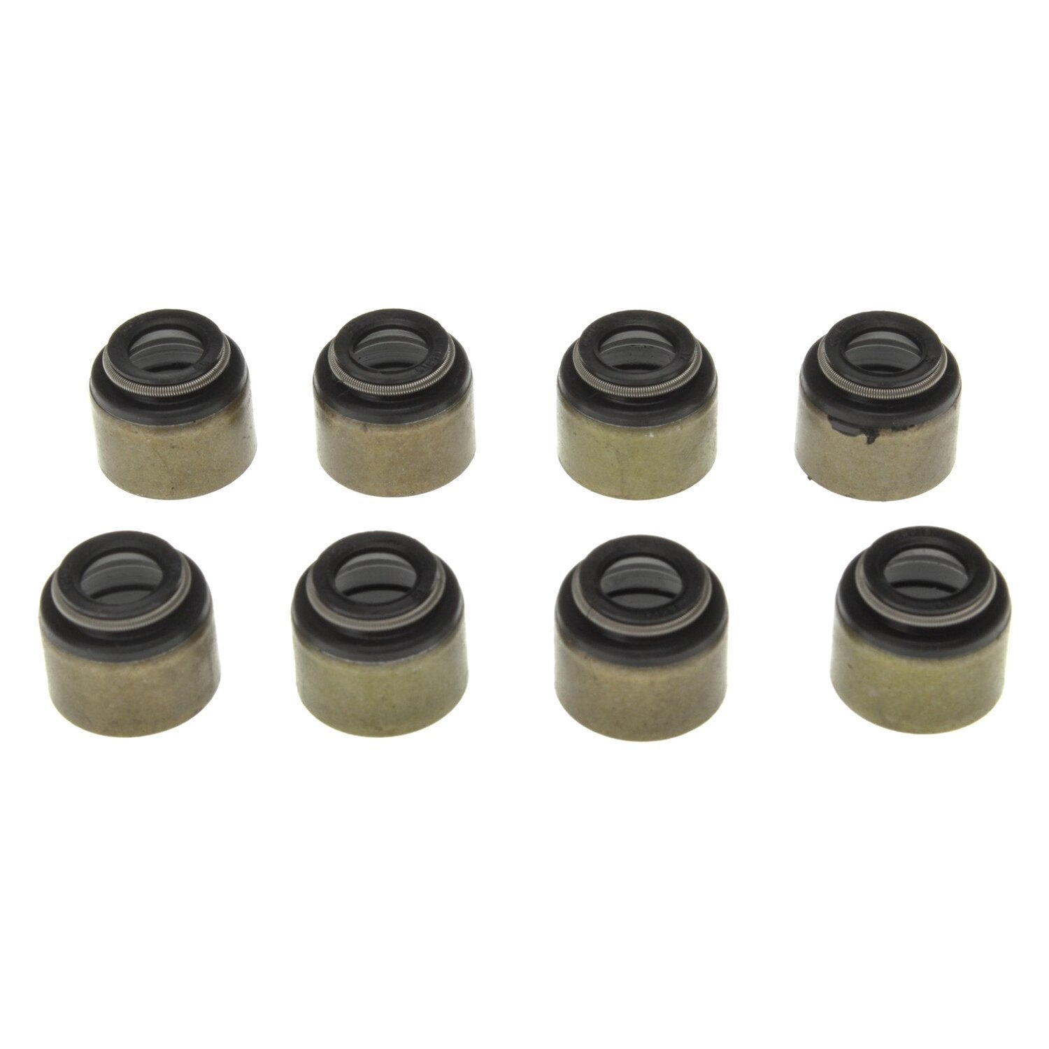 MAHLE Original Positive Stop Valve Stem Seal - 0.280 in Valve Stem - 0.490 in Guide OD - Viton® Rubber (Set of 8) SS45922