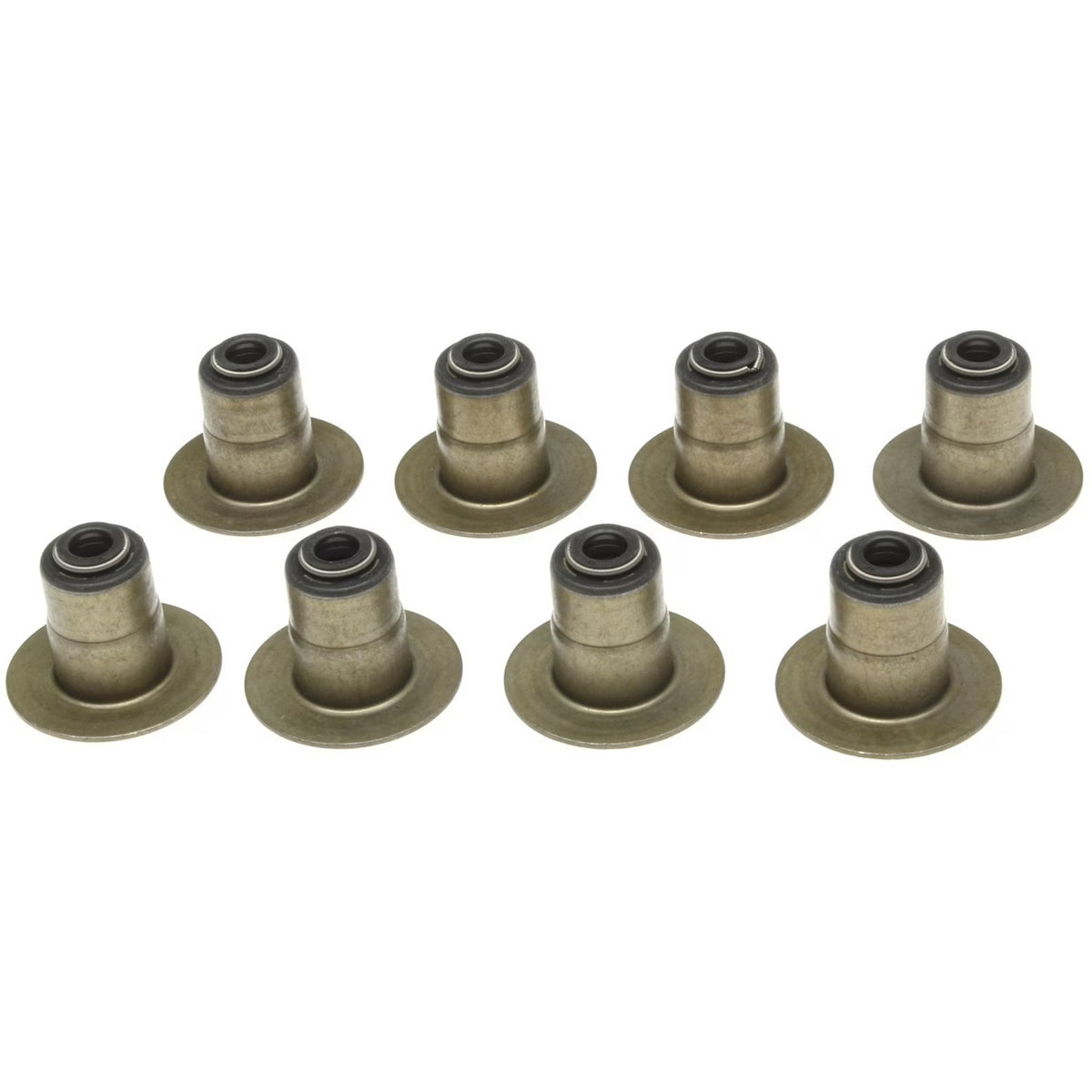 MAHLE Original Positive Stop Valve Stem Seal - 0.280 in Valve Stem - 0.510 in Guide ID - Viton® Rubber (Set of 8)