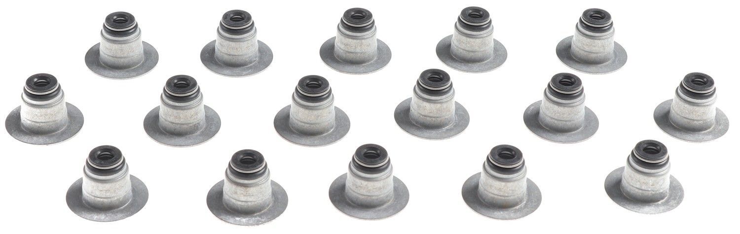 MAHLE Original Positive Stop Valve Stem Seal - 0.272 in Valve Stem - 0.484 in Guide OD - Viton® Rubber (Set of 16)