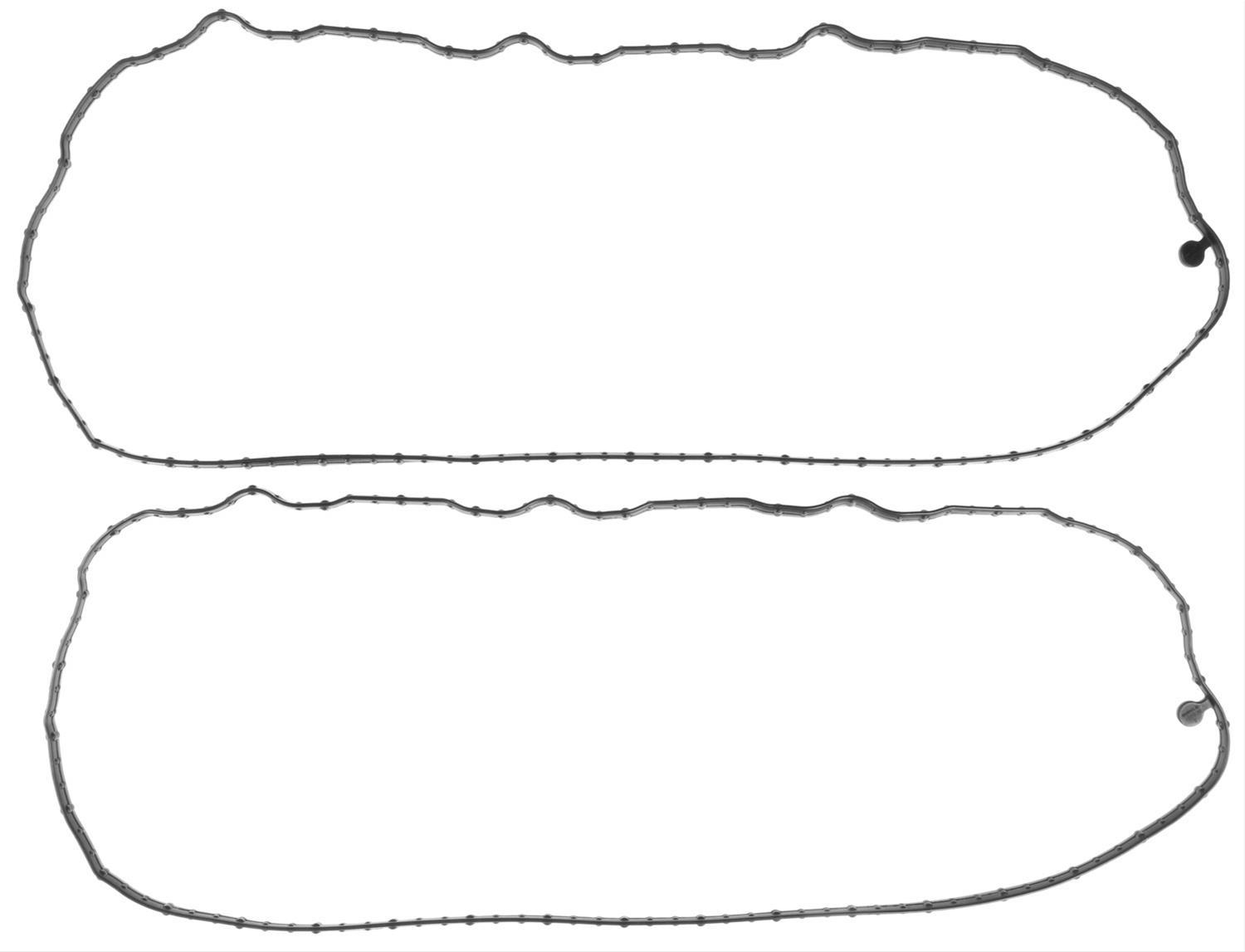 MAHLE Original Valve Cover Gasket - 0.3 in Thick - Rubber - GM GenV LT-Series (Pair)