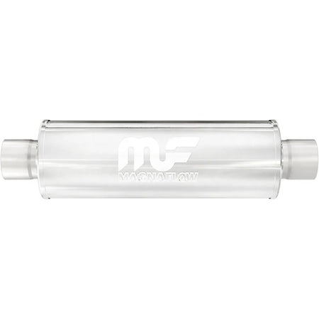 Magnaflow Stainless Muffler - 2-1/2 in Center Inlet / Outlet - 6 in Diameter - 20 in Long