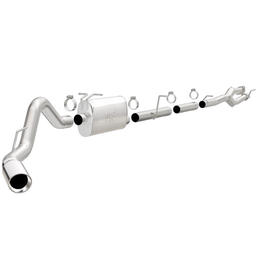 Magnaflow Street Series Cat-Back Stainless Exhaust System - 3-1/2 in Diameter - Ford Fullsize Truck 2011-16