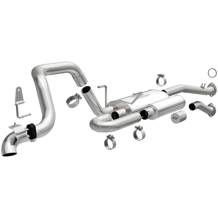 Magnaflow Overland Series Cat-Back Stainless Exhaust System - 2-1/2 in Diameter - Toyota Midsize SUV 1996-2002