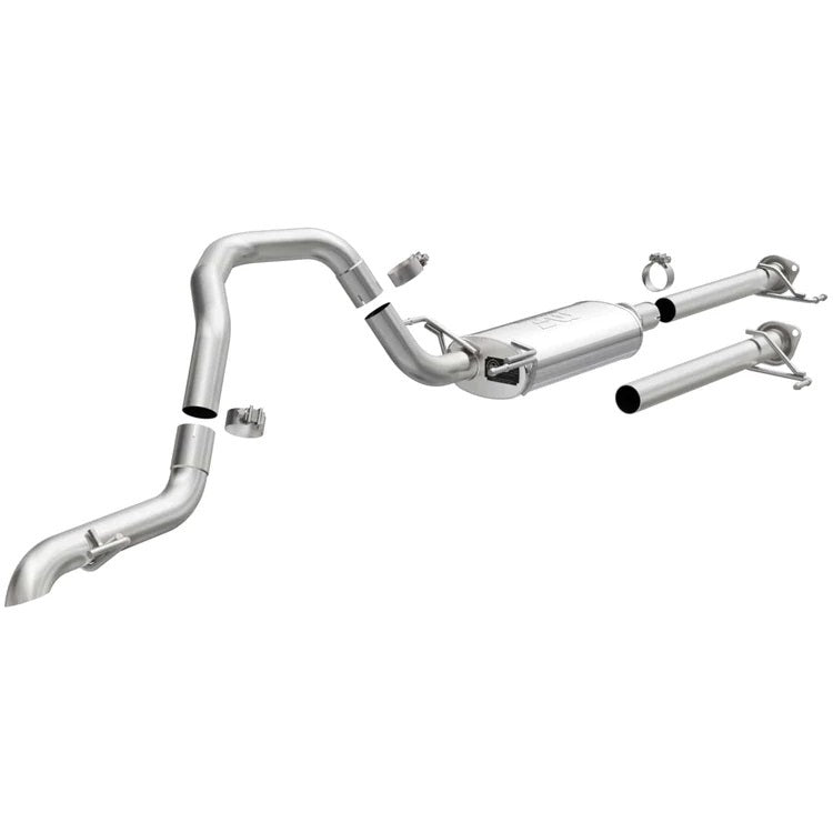 Magnaflow Overland Series Cat-Back Stainless Exhaust System - 2-1/2 in Diameter - Toyota Midsize SUV 2003-09