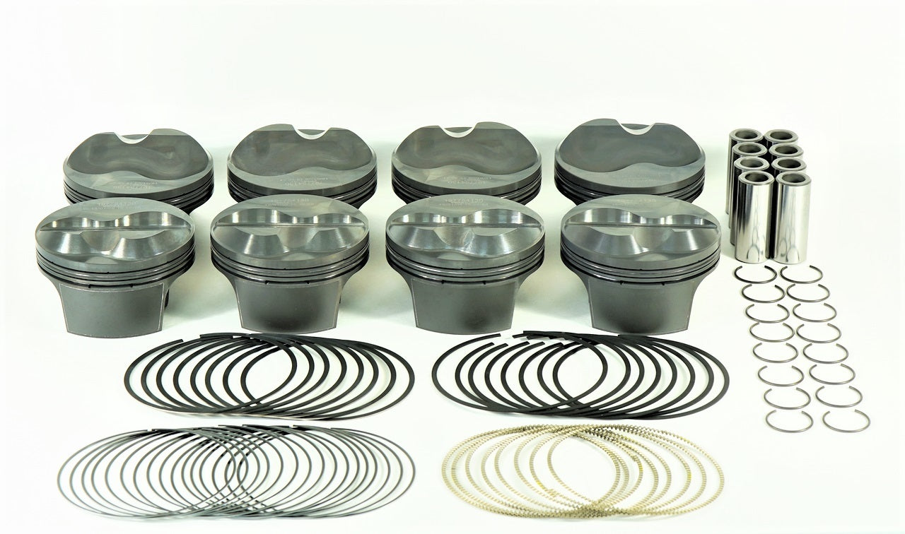 Mahle PowerPak Forged Piston and Ring Kit - 4.030 in Bore - Small Block Chevy
