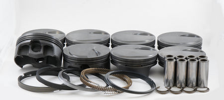 Mahle PowerPak Forged Dome Piston and Ring Set - 4.600 in Bore - 1.120 in Compression Height - 1.5 x 1.5 x 3.0 mm Ring Grooves - Plus 10.00 cc - Big Block Chevy