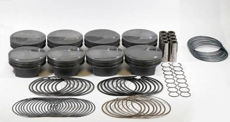 Mahle PowerPak Forged Dome Piston and Ring Set - 4.500 in Bore - 1.270 in Compression Height - 1.5 x 1.5 x 3.0 mm Ring Grooves - Plus 38.00 cc - Big Block Chevy